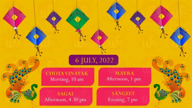 Rajasthani Wedding Invitation Video | Marwari Wedding Invitation | Wedding Invitation Video