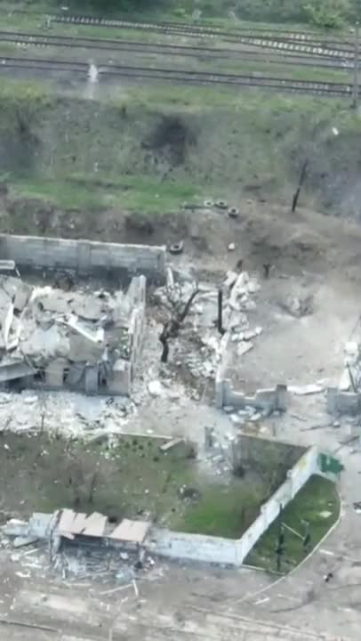 For two days we fought for the site and today we pressed, the enemy ran