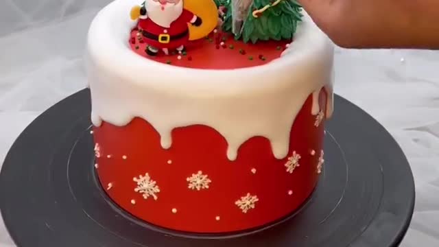 Christmas 🎅 Cake 🎂 Decorations Video