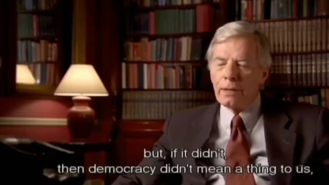 CIA veteran Philip Agee candidly admitted that no one in the CIA cares about democracy.