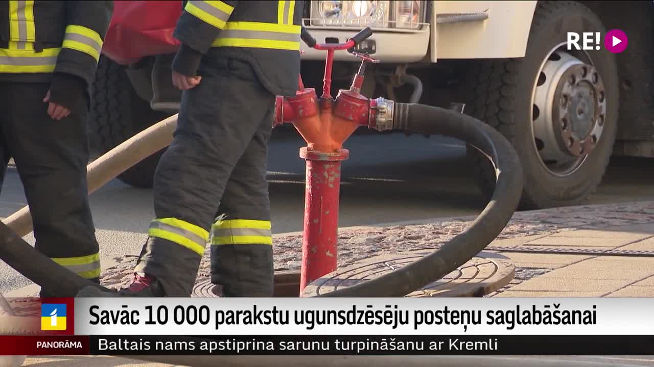 Savāc 10 000 parakstu ugunsdzēsēju posteņu saglabāšanai