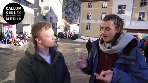 WEF Davos 2024 | Annual hiking anti WEF protest