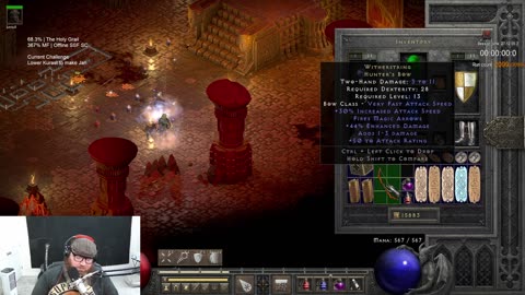 High Rune Farming to make Jah | Livestreaming | Diablo 2 Resurrection | Offline SSF Part 13