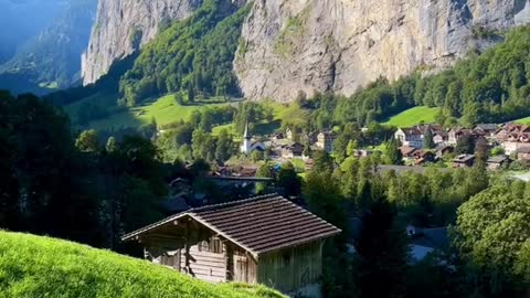 Amazing view in Lauterbrunnen