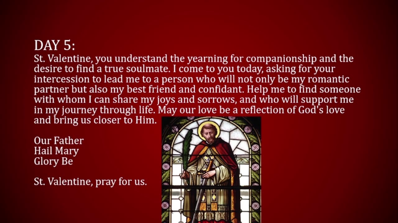 St. Valentine Novena: Praying for Love [REUPLOAD]