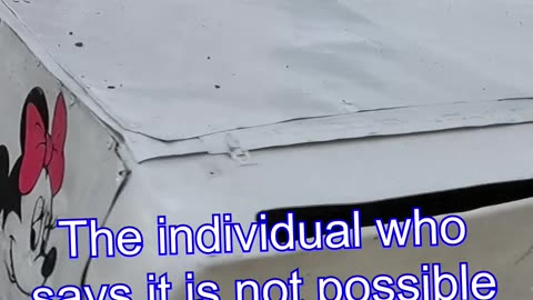 The individual who says it is not possible should move out of the way of those doing it!!!