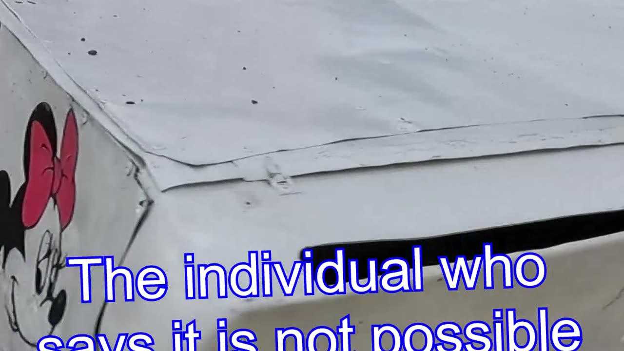 The individual who says it is not possible should move out of the way of those doing it!!!