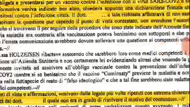 CENTRO VACCINALE di BOLZANO denunciato per FALSO IDEOLOGICO