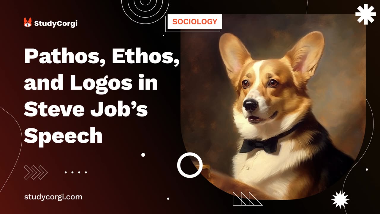 Pathos, Ethos, and Logos in Steve Job’s Speech - Research Paper Example