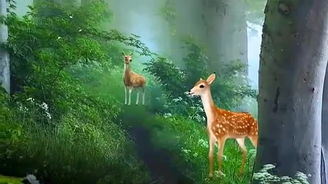 The beautiful scenery is like a fairyland on earth
