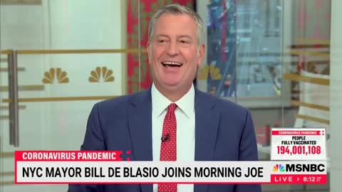 Bill de Blasio: Vaccination Actually Gave Us Back Freedom
