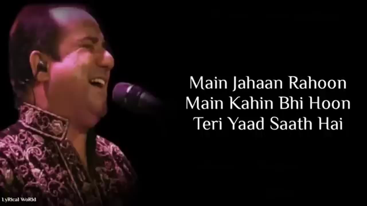 Lyrics_Main Jahan Rahoon Full Song _ Rahat Fateh Ali Khan, Krishna Beura _ Javed Akhtar Mega Music