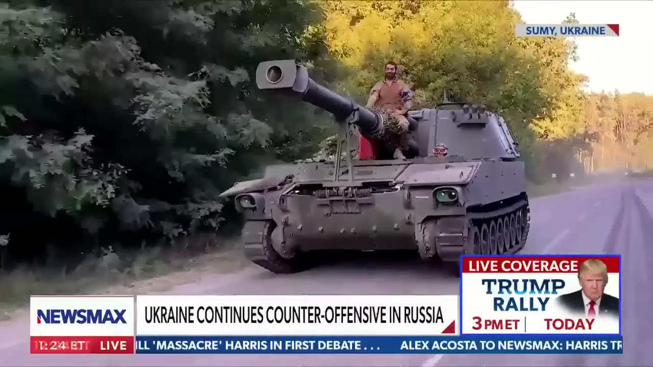 [2024-08-19] WATCH: Newsmax sees incoming Russian missile in Ukraine