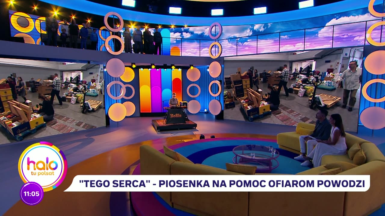 Premiera piosenki dla powodzian w "halo tu polsat"