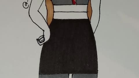 If Kristoff Was A Girl Inspired Fashion Illustration Speed Colouring