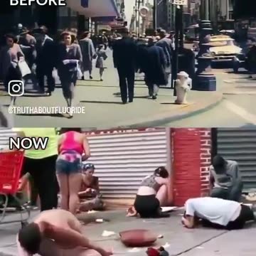 San francisco Then and Now
