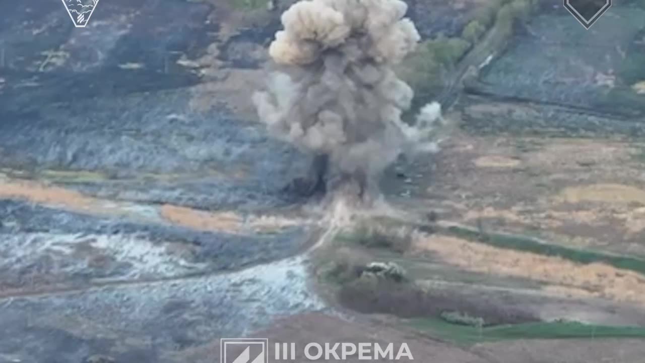 Nearly 40 anti-tank mines were detonated at once - VIDEO