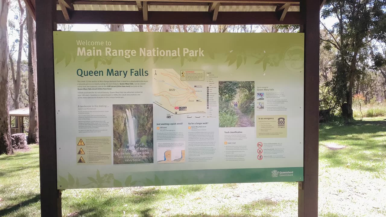 Virtual Hiking Video #1 | 30 Min Virtual Hike | Queen Mary Falls