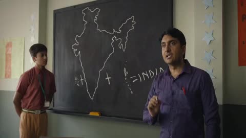 The map of India