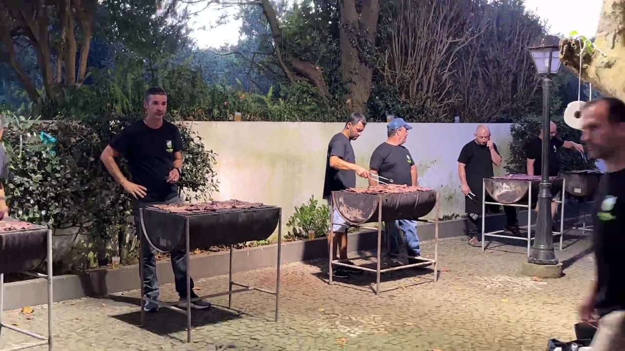 LIVE: Churrasco de Carne Acoriana Arrifes / Ponta Delgada Acores Portugal - 01.09.2023 #Churrasco