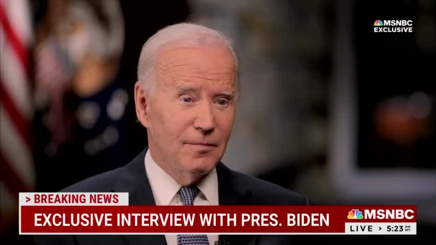 Biden Almost Falls Asleep Before MSNBC Host Wakes Him Up During Interview To Mumble Incoherently