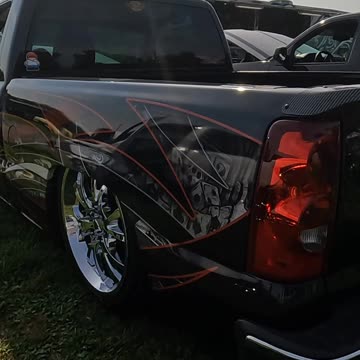 Slammed Lowered Chevrolet 1500 Pickup Truck