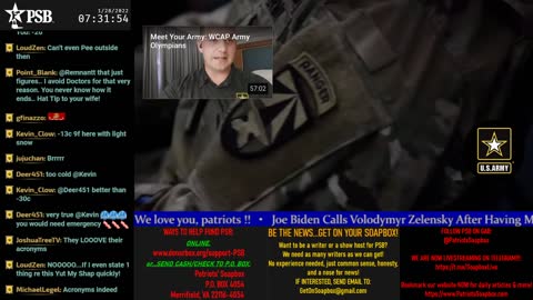 2022-01-28 07:00 EST - Patriots Soapbox AM: with LadyRWB , MykelJaye & DD