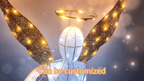 Angel figure motif lights LED decoration for festival events #LED #Motif #Lights #decoration