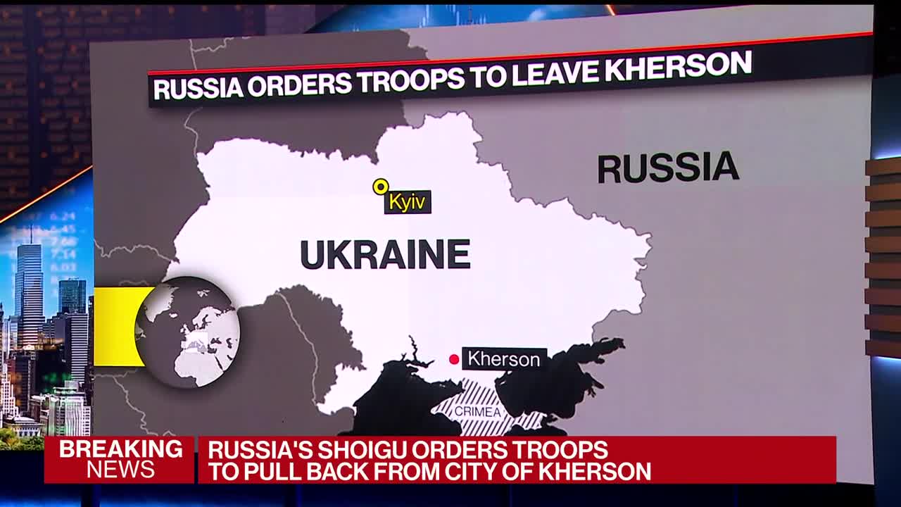 Russia Orders Troops to Leave Kherson in Ukraine