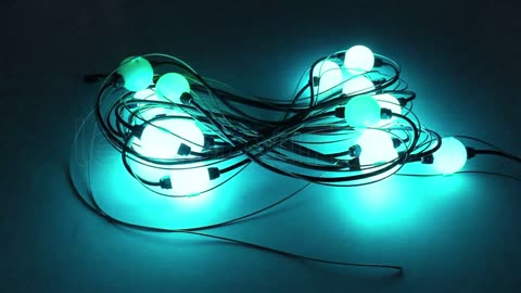 DMX 3D ball lights with steel wire