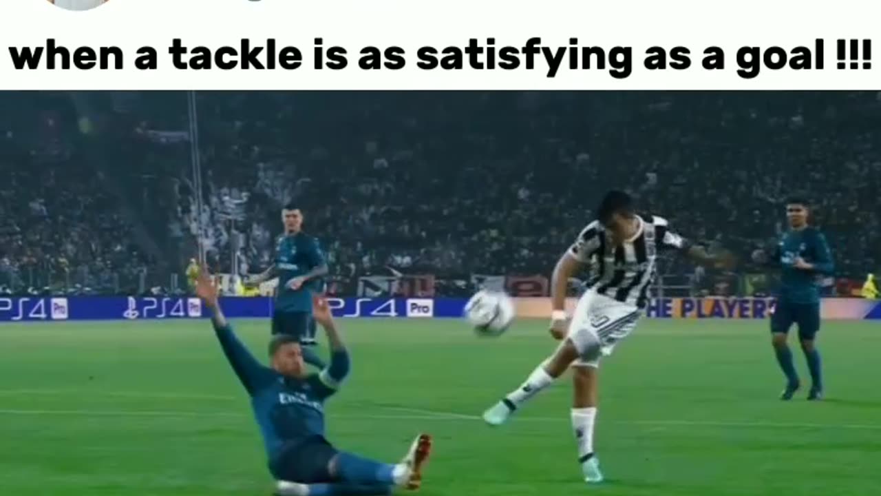 When tackle is more satisfying than goal