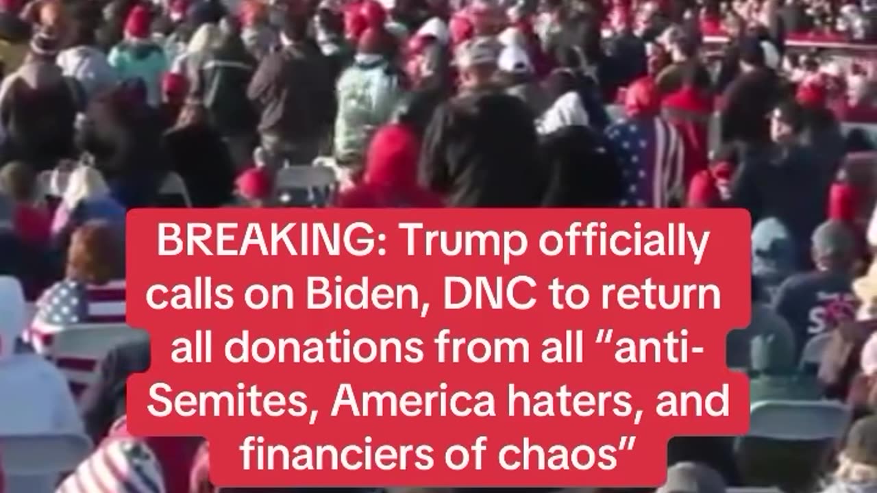 President Trump officially calls on Joe Biden