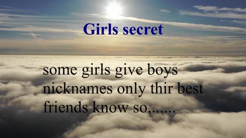 Girls Fact / fact talk / status