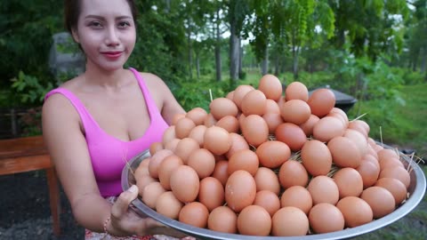 Cook and eat rice fried with egg recipe - Amazing cooking