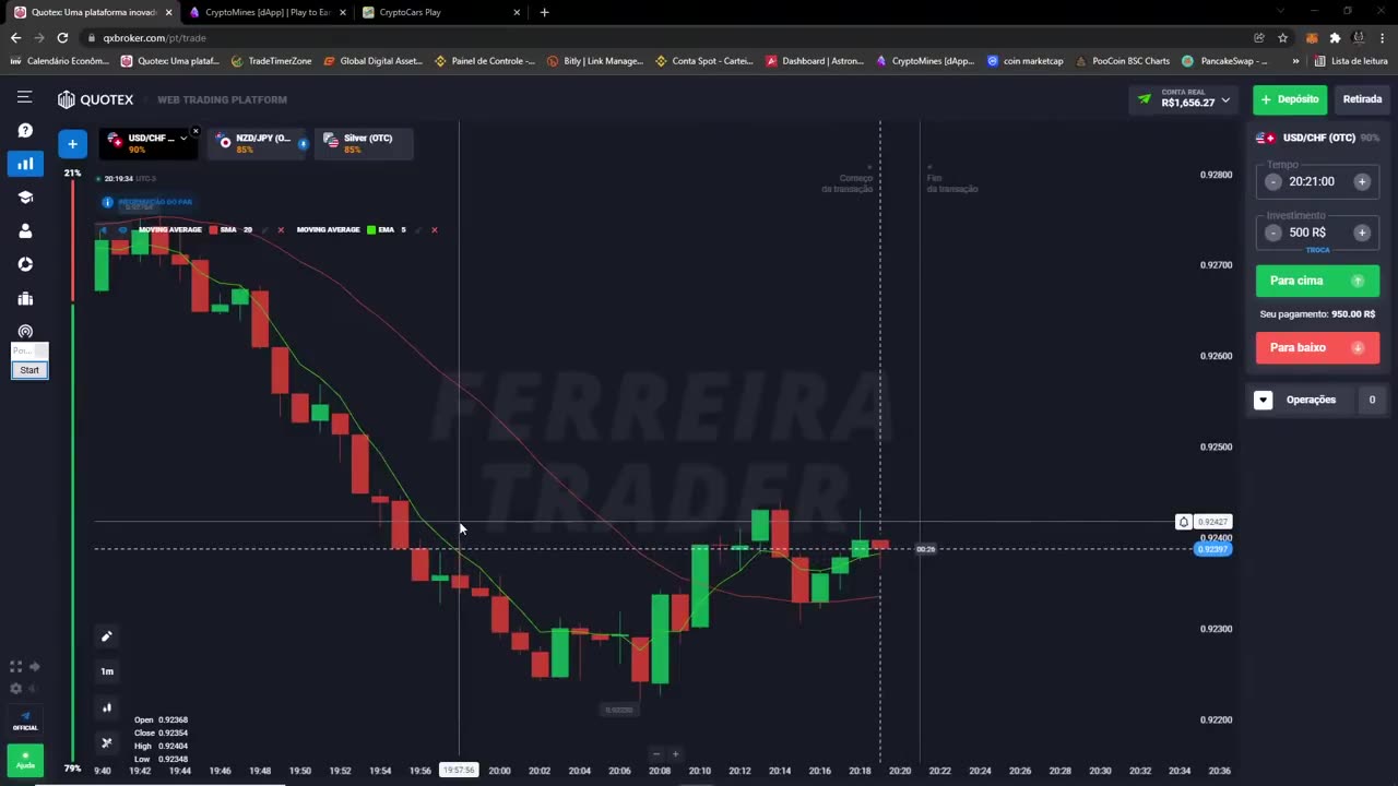 FERREIRA TRADER - LIVE FLUXO DE VELAS