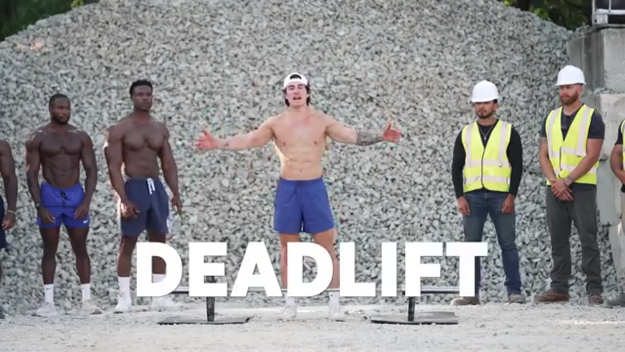 Construction Workers vs. Bodybuilders - (Who's Stronger) #fitness #workout