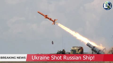 RUSSIA UKRAINE WAR UKRAINE Shot Down the Russian ship Moscow with Neptune missil