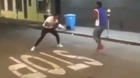 Head Kick Puts Bro To Sleep