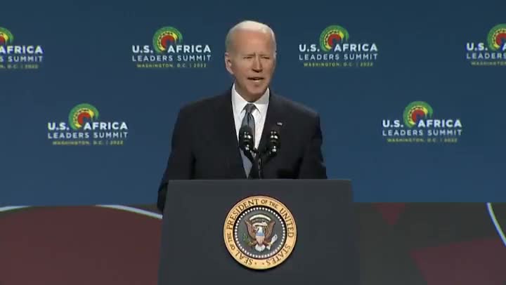 Biden: “When Africa succeeds, the United States succeeds. Quite frankly, the whole world succeeds as well.”