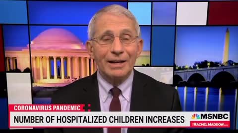 Fauci Admits Kids Are Not Being Hospitalised From COVID, But Says Vaccinate Them Anyway