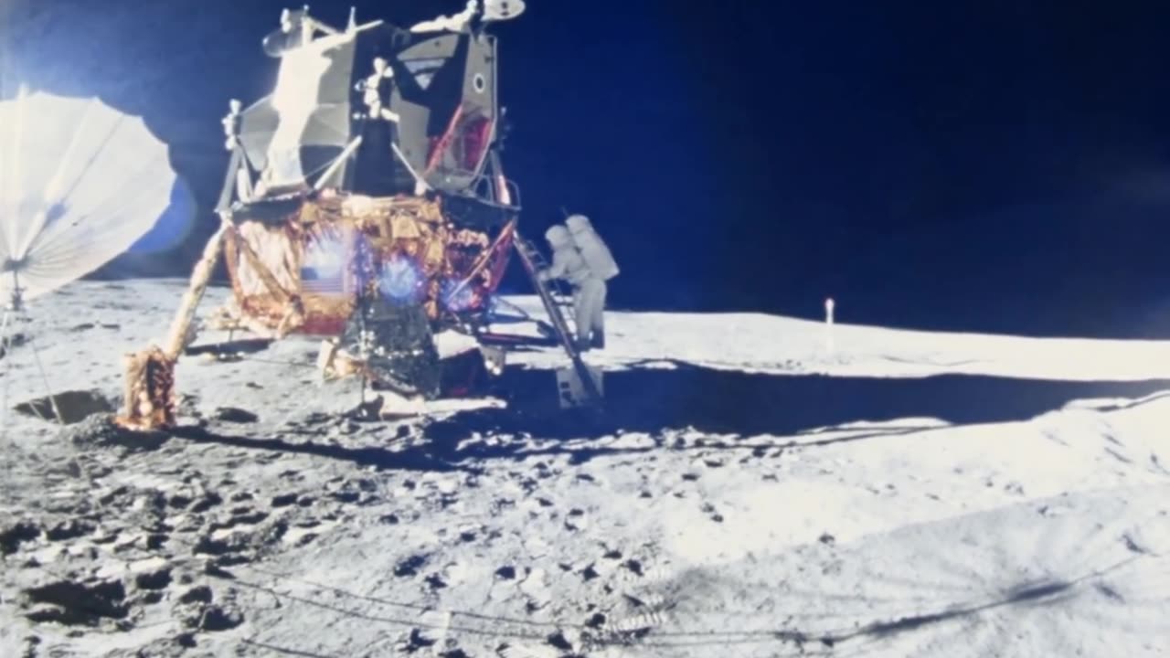 Apollo 14 landing EVA and Liftoff Dain Al Interpolution