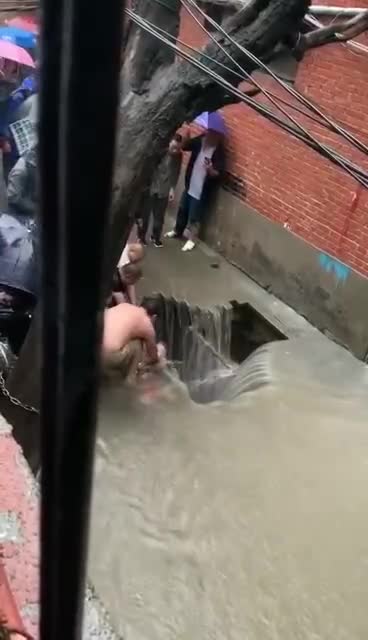 Saving people, but something bad has happened