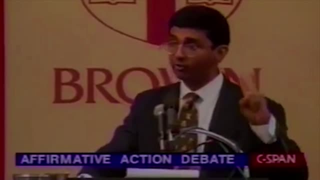 Dinesh D'Souza Demolishes Top Leftist's Arguments For Affirmative Action