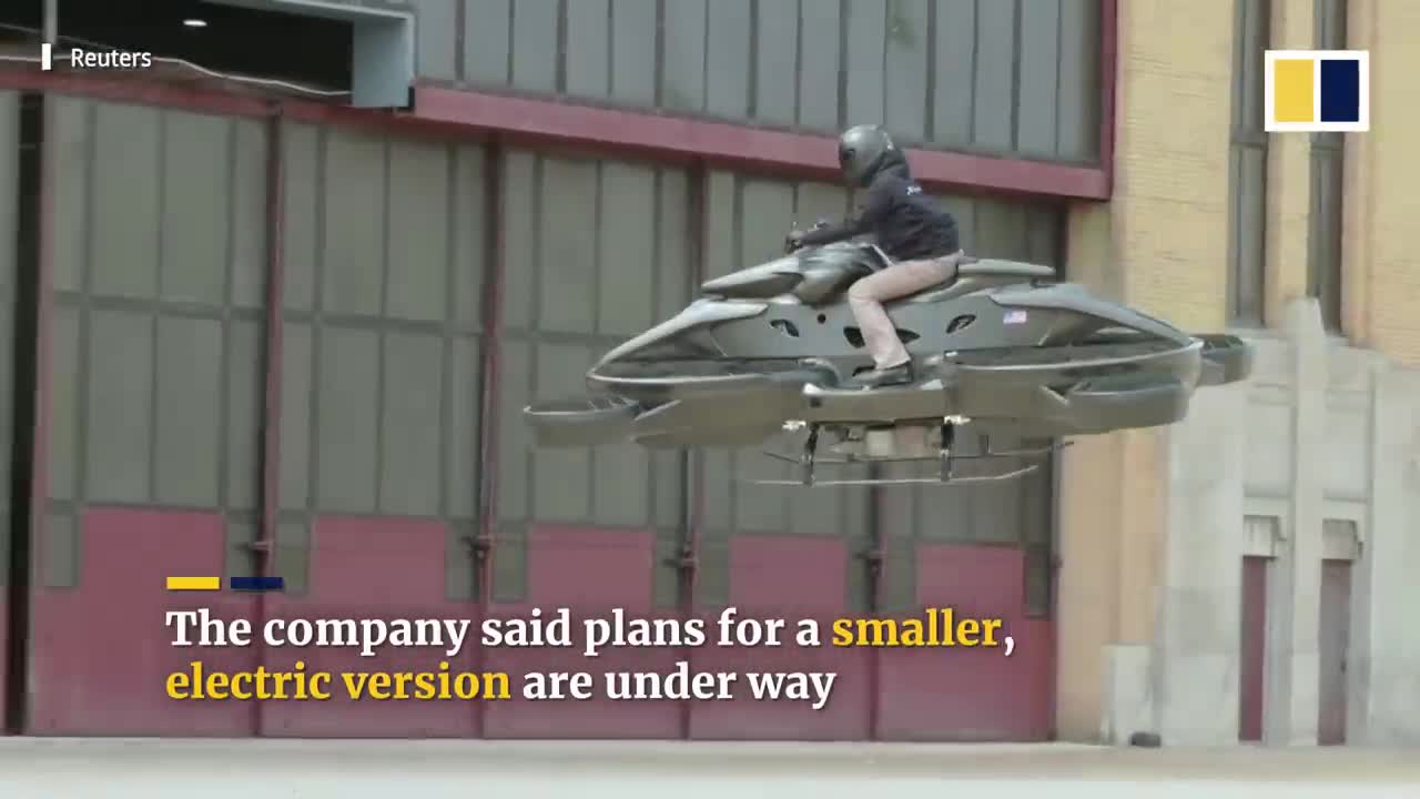 ‘Like Star Wars’: World’s first flying bike, made in Japan, debuts in the US