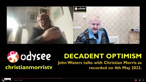 John Waters with Christian Morris Breaking the Cult 03-05-23