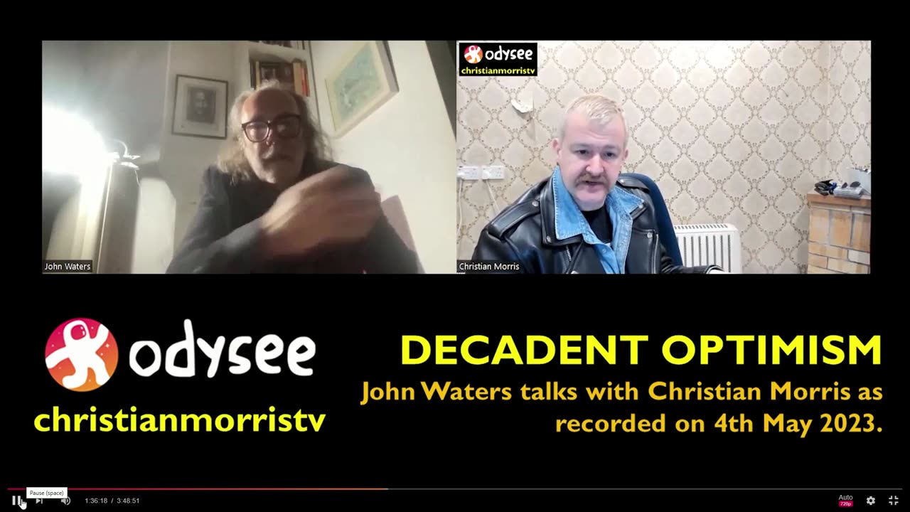 John Waters with Christian Morris Breaking the Cult 03-05-23