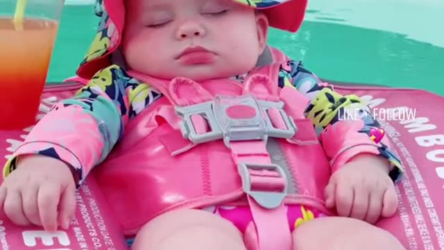 luxurious baby, super cute sleeping baby #baby