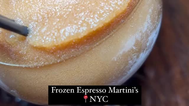 Frozen Espresso Martini's NYC