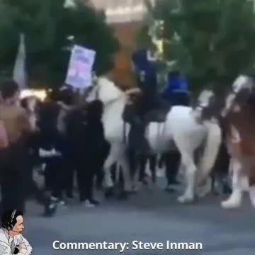 Classic: Mounted Police vs Antifa