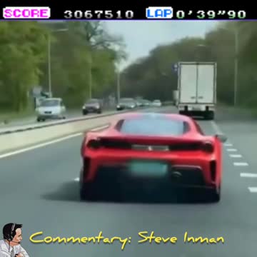 Idiot in a fancy car crashes